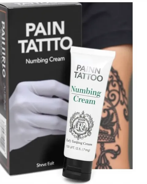 Crema para aliviar el dolor del tatuaje sin dolor para el cuidado del tatuaje después