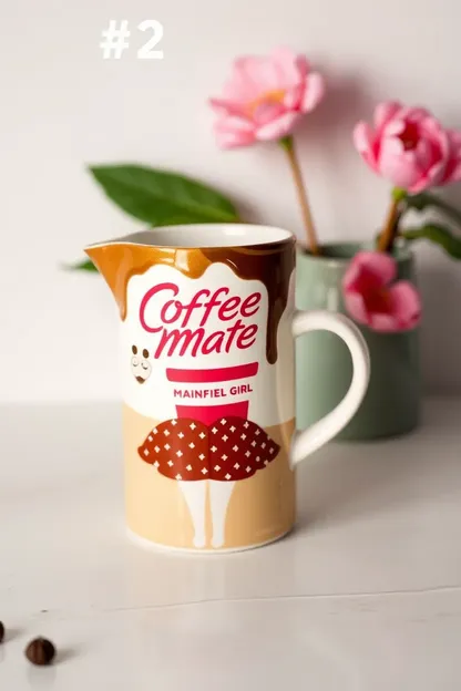 Crema para café para el deleite de la chica mala