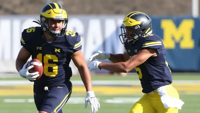 Cuartos de backfield de Michigan para ver en el juego de primavera de 2025