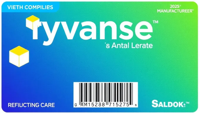 Cupón de la Fabricante de Vyvanse para 2025 Lanzado