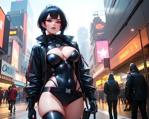 Cyberpunk Rule 34 conquista a los netizens