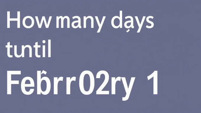 Cálculo de los días hasta el 1 de febrero de 2025