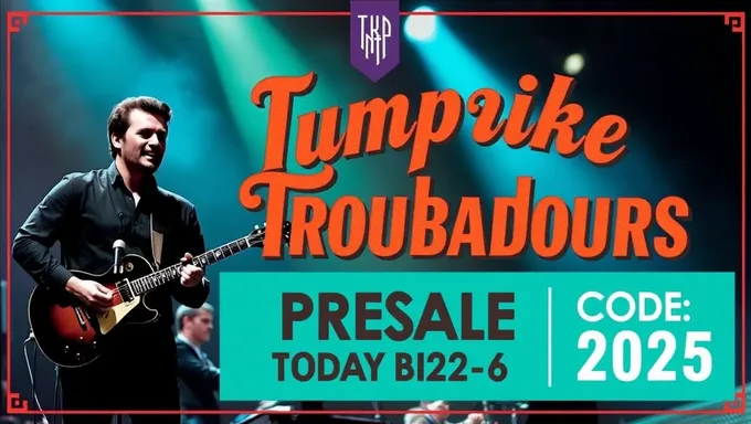 Código de presale para conciertos de Turnpike Troubadours 2025