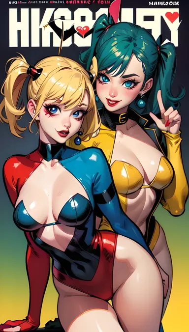 Cómic de Hentai de Harley Quinn: Arte de Libro de Adultos de Harley Quinn