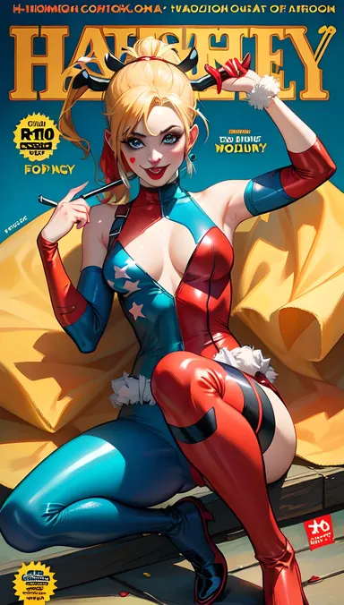 Cómics hentai de Harley Quinn: Ilustraciones de cómic indecentes de Harley Quinn