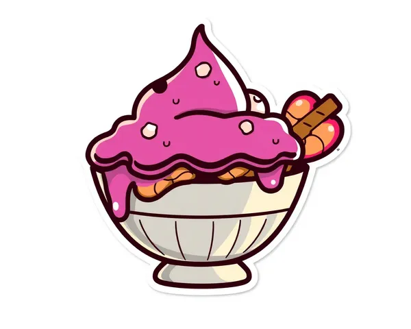 Decal de Helado PNG de Diseño Gráfico Necesario