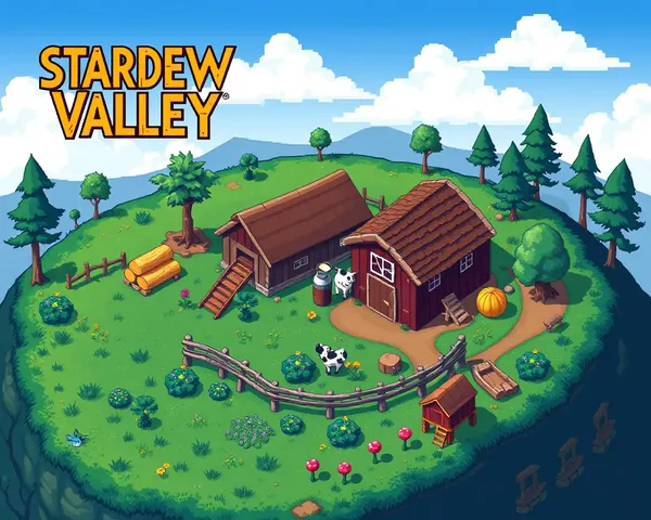 Decoración de granja de granja de Stardew Valley en formato PNG