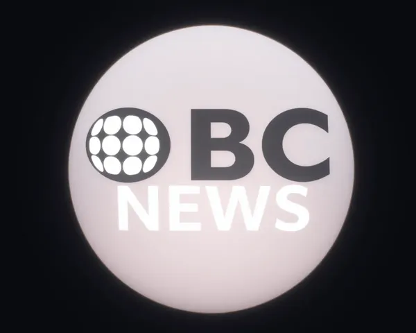 Descarga ahora el logo de BBC News en blanco PNG