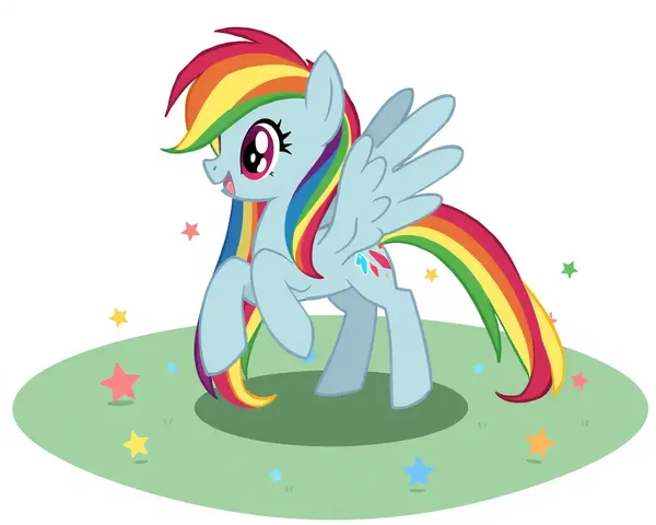 Descarga de PNG de Rainbow Dash disponible ahora