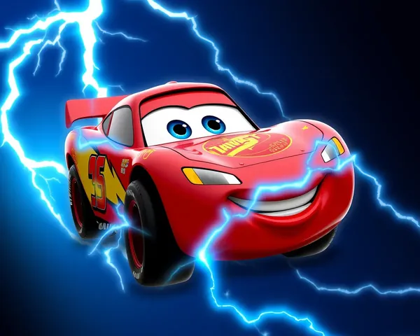 Descarga de imagen de reloj de Lightning McQueen en formato PNG