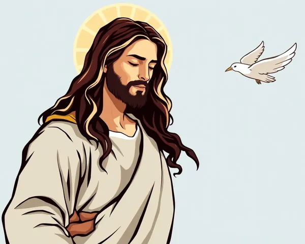 Descarga gratuita de arte de clip de Jesús hermoso en formato PNG