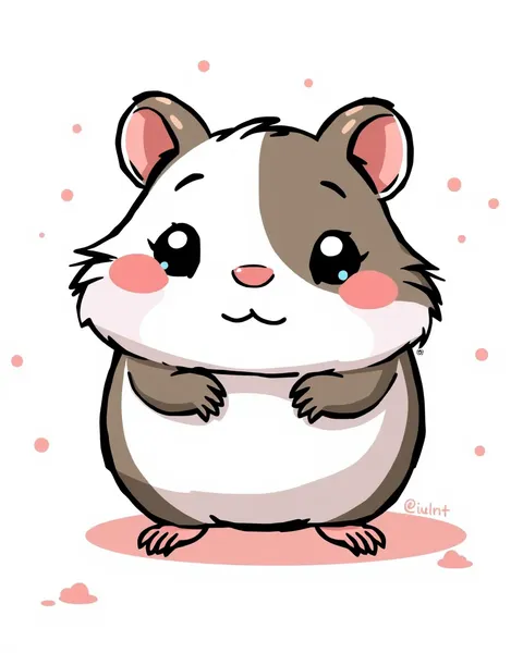 Descarga imágenes de dibujos animados de hamster para uso gratuito