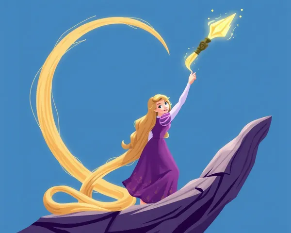 Descripción de archivo gráfico PNG de Rapunzel