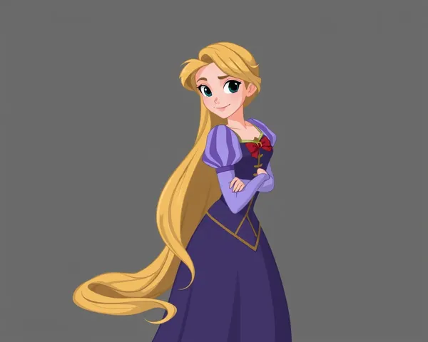 Descripción de tipo de archivo de imagen PNG de Rapunzel