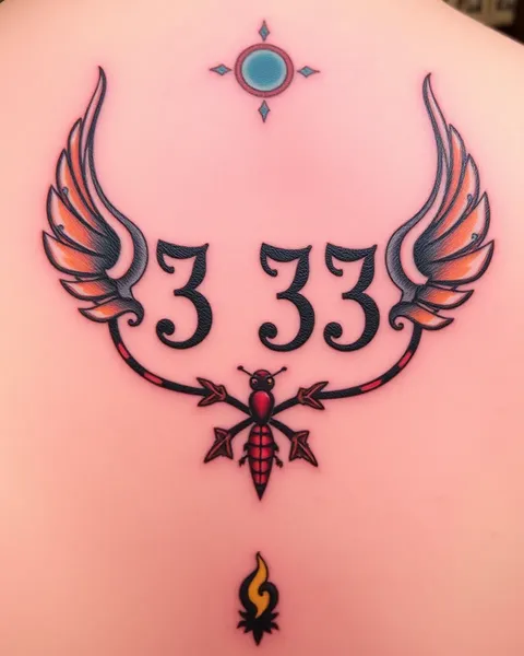 Descubriendo el significado del tatuaje 333: un viaje dentro