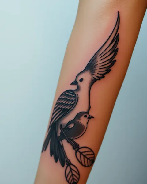 Descubriendo los significados ocultos de los pájaros en tatuajes