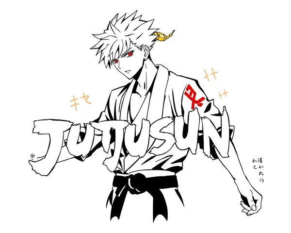 Descubrimiento de logotipo de anime Jujutsu Kaisen PNG gráfico