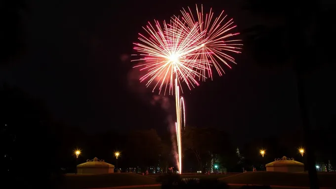 Desfile de Fuegos Artificiales en el Parque Eisenhower para 2025 Establecido