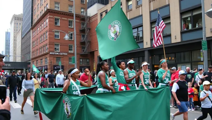 Desfile de los Celtics de Boston 2025 tendrá lugar