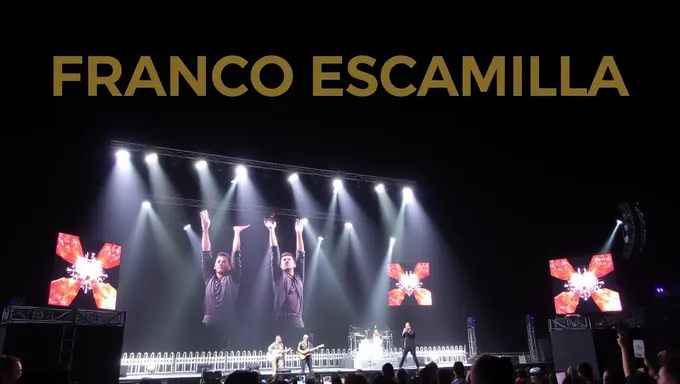 Detallan los Conciertos del Tour de Franco Escamilla 2025