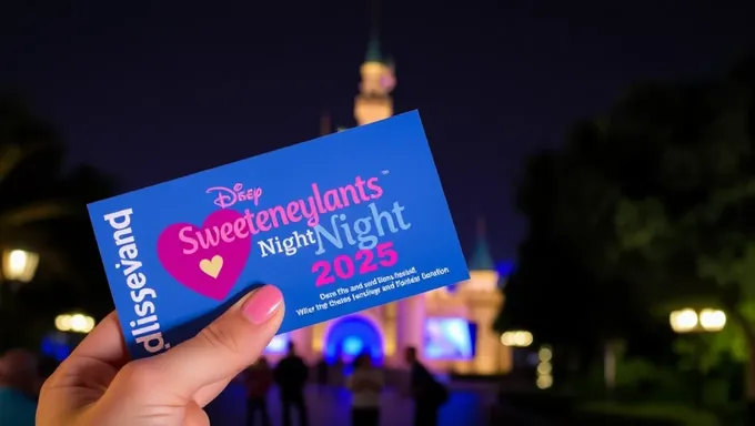 Detalles de las Entradas para la Noche de los Amorosos de Disneyland en 2025