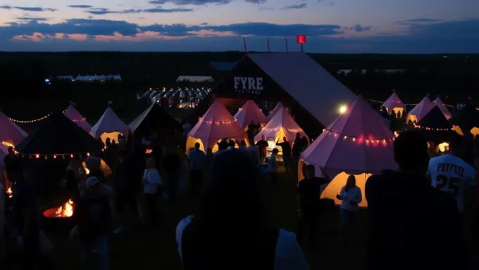 Detalles del Festival Fyre 2025 en Lebanon, Wisconsin