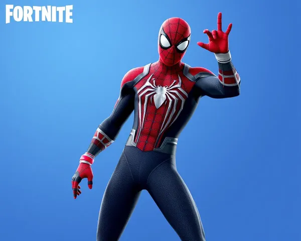 Detalles del skin de Spiderman en formato de archivo PNG de Fortnite