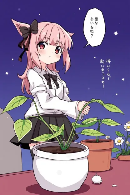 Diario de plantas de niña monstruo manga personajes principales