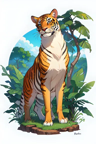 Dibujos de animales salvajes del jungle hermosas imágenes