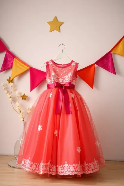 Diseñando un vestido de cumpleaños para una niña