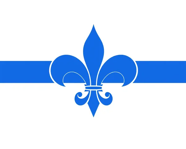 Diseño de Bandera de Fleur de Lys Quebec PNG