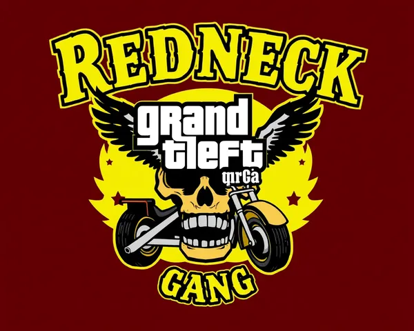 Diseño de Logo de Gangue de Rednecks de GTA en formato PNG