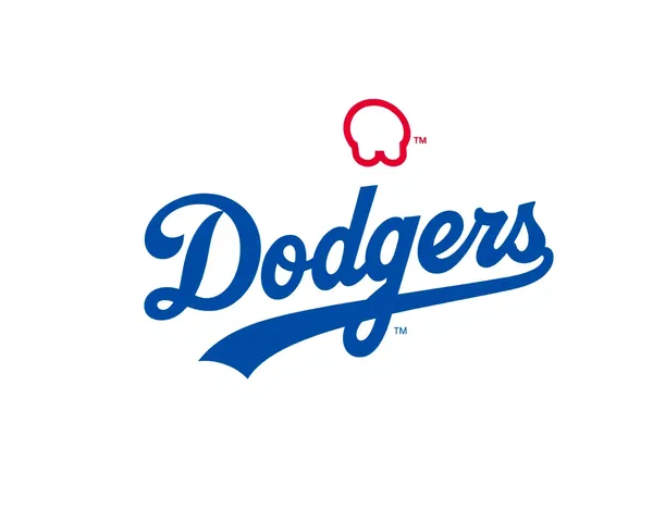 Diseño de Logo de Los Angeles Dodgers en Formato PNG