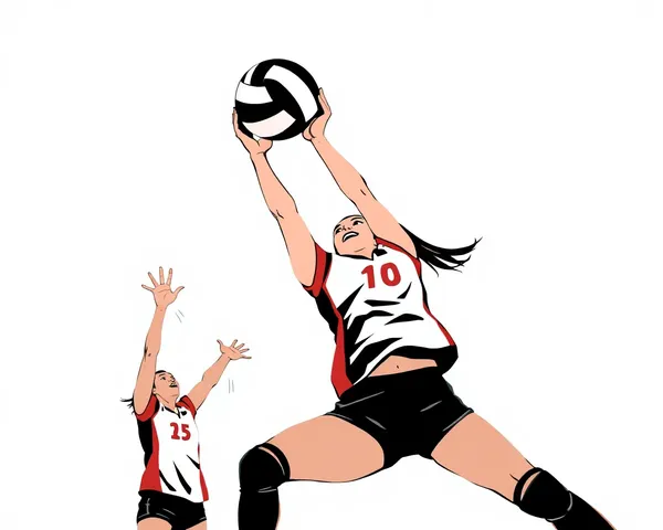 Diseño de Pared de Wallpaper de Voleibol