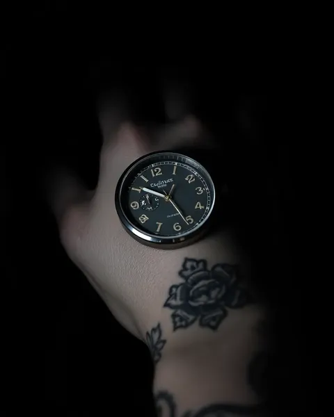 Diseño de Reloj de Tatuaje para Inspiración de Arte Corporal