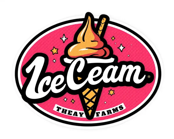 Diseño de decal de helado en formato de archivo PNG requerido