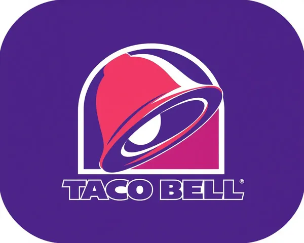 Diseño de estilo de icono de logo de Taco Bell PNG