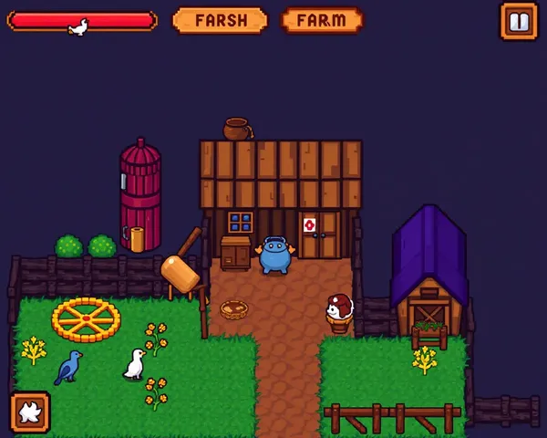 Diseño de granja de Valley Stardew PNG