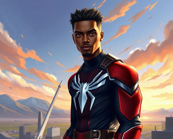 Diseño de icono PNG de Miles Morales