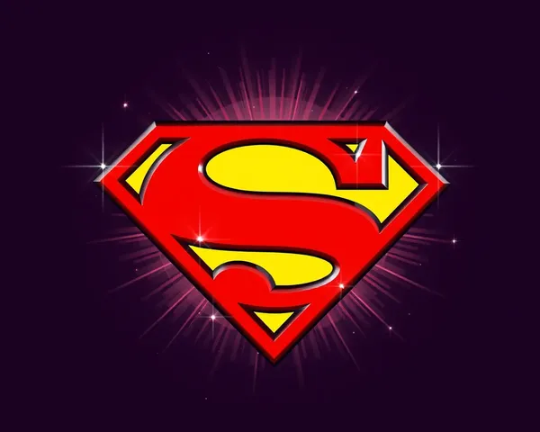 Diseño de icono de logo PNG de Superman necesitado