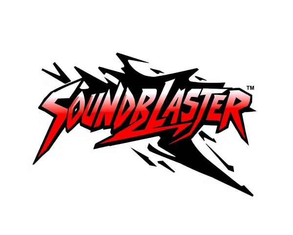 Diseño de icono de logo de Soundblaster en formato PNG