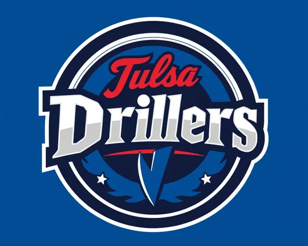 Diseño de icono de logotipo de Tulsa Drillers PNG