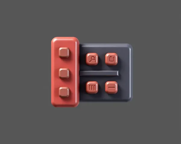 Diseño de icono de sidebar 3D en formato PNG necesario con urgencia