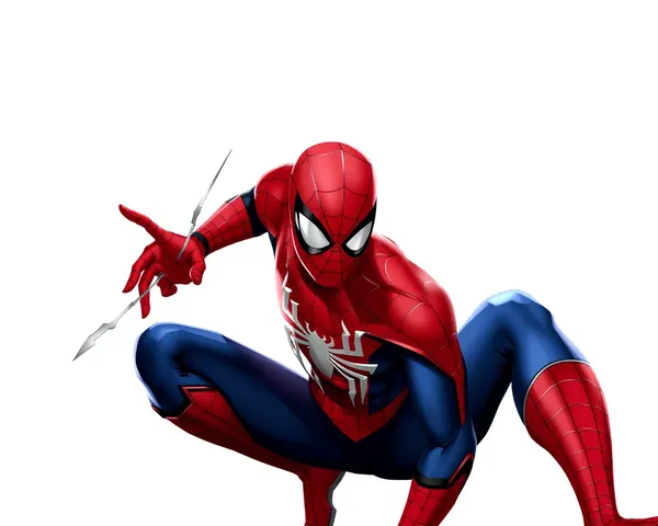 Diseño de logo PNG de Spiderman