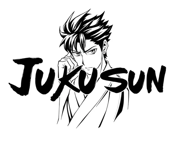 Diseño de logo de anime Jujutsu Kaisen PNG desvelado