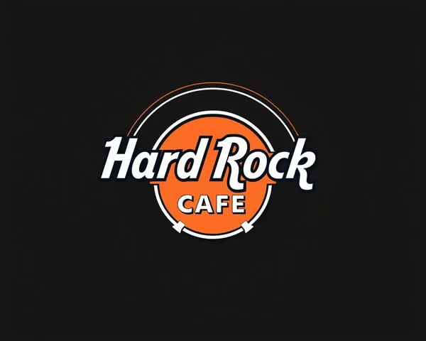 Diseño de logotipo de Hard Rock Cafe sin fondo vectorial