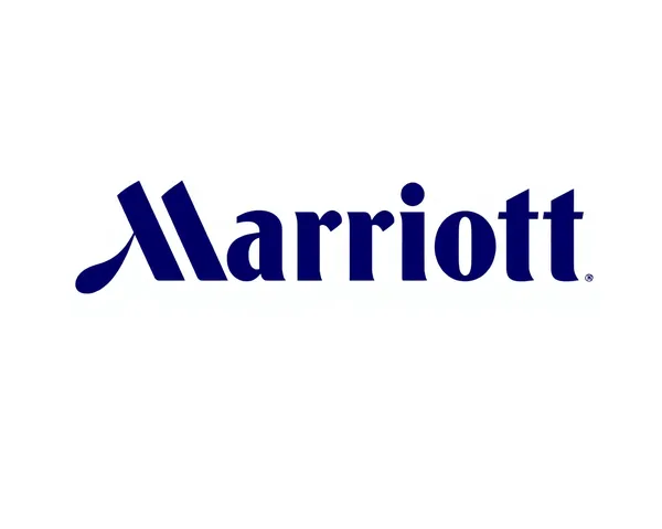 Diseño de logotipo de Marriott PNG transparente