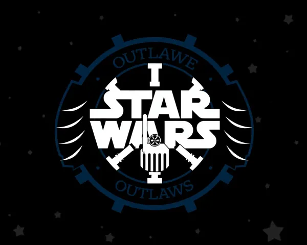 Diseño de logotipo de Outlaws de Star Wars PNG gratuito