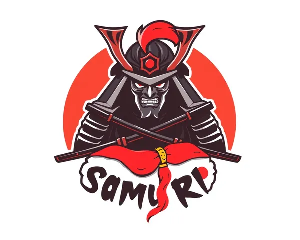 Diseño de logotipo de sushi samurai PNG encontrado