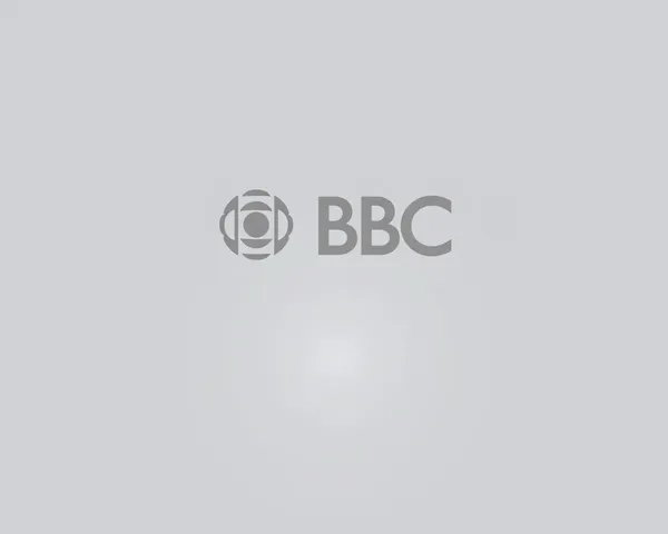 Diseño de logotipo transparente de BBC News blanco de 2022 en PNG